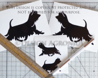 Silky Terrier - vinyl stickers small & medium pack