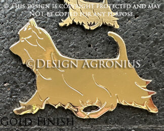 Silky Terrier, brooch