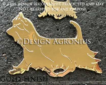 Silky Terrier, brooch