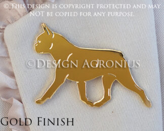 Boston Terrier - brooch