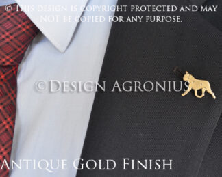 Boston Terrier - lapel pin