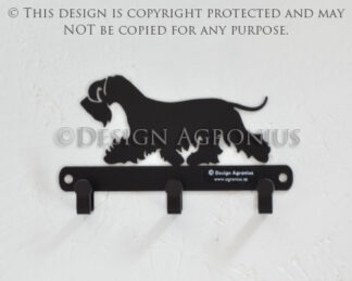 Chesky Terrier - lead hanger 3-hooks