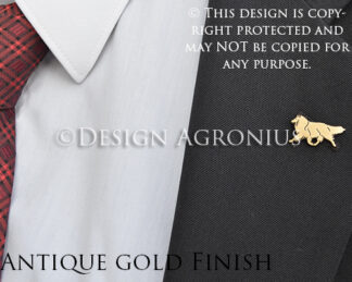 Collie, rough - lapel pin