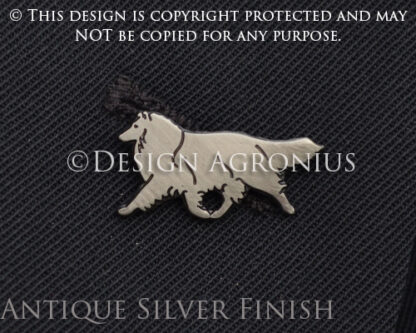 Collie, rough - lapel pin - Image 2