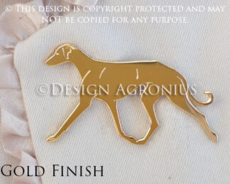 Sloughi - brooch