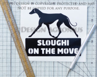 Sloughi - On The Move Sticker