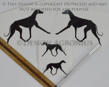 Sloughi - vinyl stickers small & medium pack