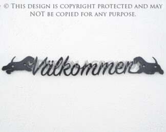 Sealyham Terrier "Välkommen" Sign