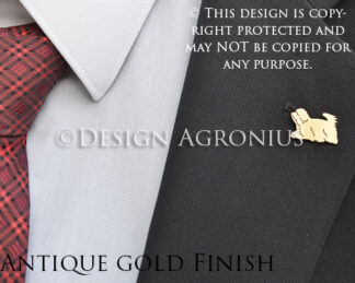 Coton de Tuléar - lapel pin