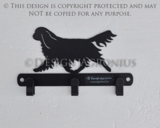 King Charles Spaniel - lead hanger 3-hooks