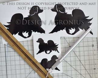 Phalène - vinyl stickers small & medium pack