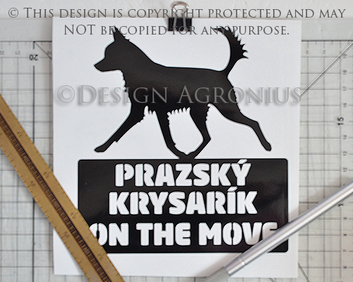 Prazsky Krysarik, long - On The Move Sticker