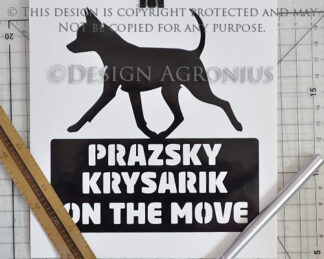 Prazsky Krysarik, smooth - On The Move Sticker