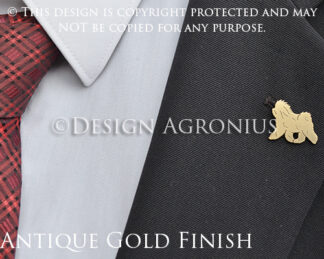 Bolognese - lapel pin