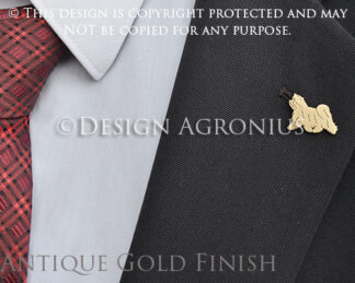 Russkaja Tsvetnaja Bolonka - lapel pin